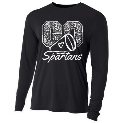 Go Cheer Spartans Sports Name Gifts Cooling Performance Long Sleeve Crew