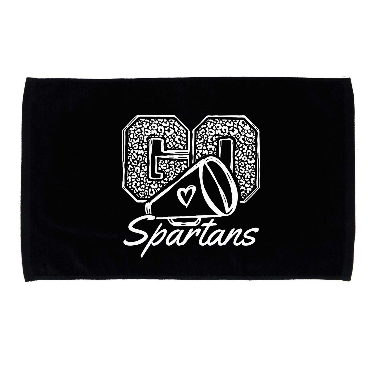 Go Cheer Spartans Sports Name Gifts Microfiber Hand Towel