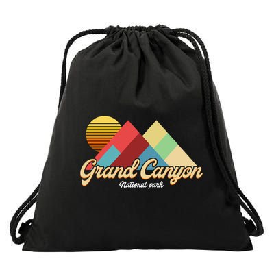 Grand Canyon S National Park Vintage Retro Gift Drawstring Bag
