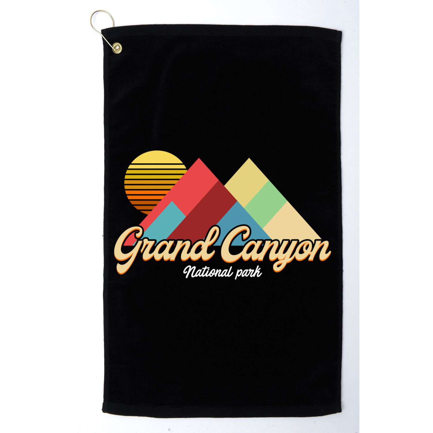 Grand Canyon S National Park Vintage Retro Gift Golf Towel