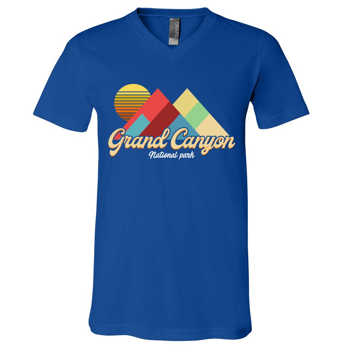 Grand Canyon S National Park Vintage Retro Gift V-Neck T-Shirt