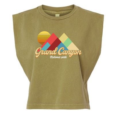 Grand Canyon S National Park Vintage Retro Gift Garment-Dyed Women's Muscle Tee