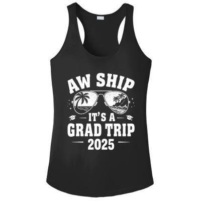 Graduation Cruise Ship Graduate Aw Ship It's A Grad Trip Ladies PosiCharge Competitor Racerback Tank