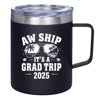 Graduation Cruise Ship Graduate Aw Ship It's A Grad Trip 12oz Stainless Steel Coffee Mug
