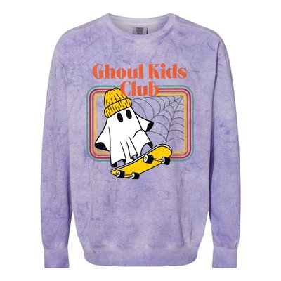 Ghoul Club Skateboarding Colorblast Crewneck Sweatshirt