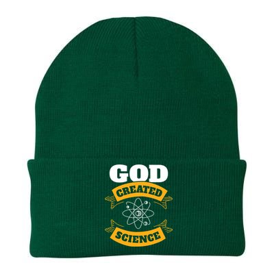 God Created Science Christian Knit Cap Winter Beanie