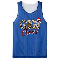 Grandma Christmas Santa Hat Gigi Claus Leopard Buffalo Plaid Gift Mesh Reversible Basketball Jersey Tank