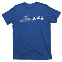 Golf Cart Santa Christmas Sleigh Funny Golf Cart Xmas Gift T-Shirt