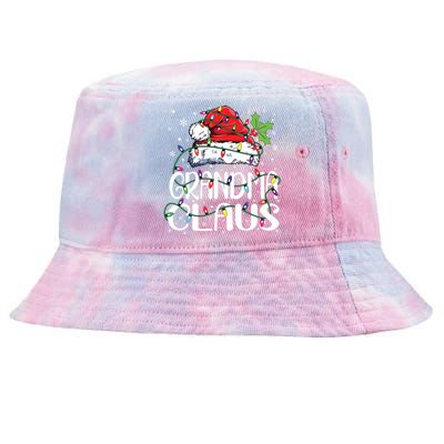 Grandma Claus Shirts Christmas Lights Pajama Family Matching Tie-Dyed Bucket Hat