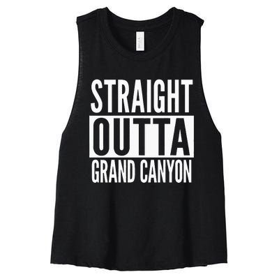 Grand Canyon Straight Outta College University Alumni Women's Racerback Cropped Tank