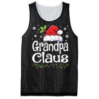 Grandpa Claus Shirts Christmas Lights Pajama Family Matching Mesh Reversible Basketball Jersey Tank