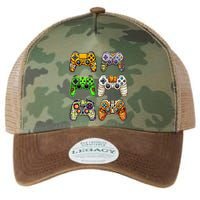 Gaming Controllers Skeleton Zombie Mummy Halloween Legacy Tie Dye Trucker Hat
