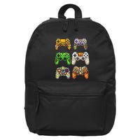Gaming Controllers Skeleton Zombie Mummy Halloween 16 in Basic Backpack