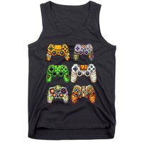 Gaming Controllers Skeleton Zombie Mummy Halloween Tank Top