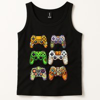 Gaming Controllers Skeleton Zombie Mummy Halloween Tank Top