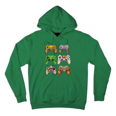 Gaming Controllers Skeleton Zombie Mummy Halloween Tall Hoodie