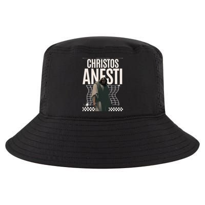 Greek Christian Streetwear Jesus Christ Is Risen Women Cool Comfort Performance Bucket Hat