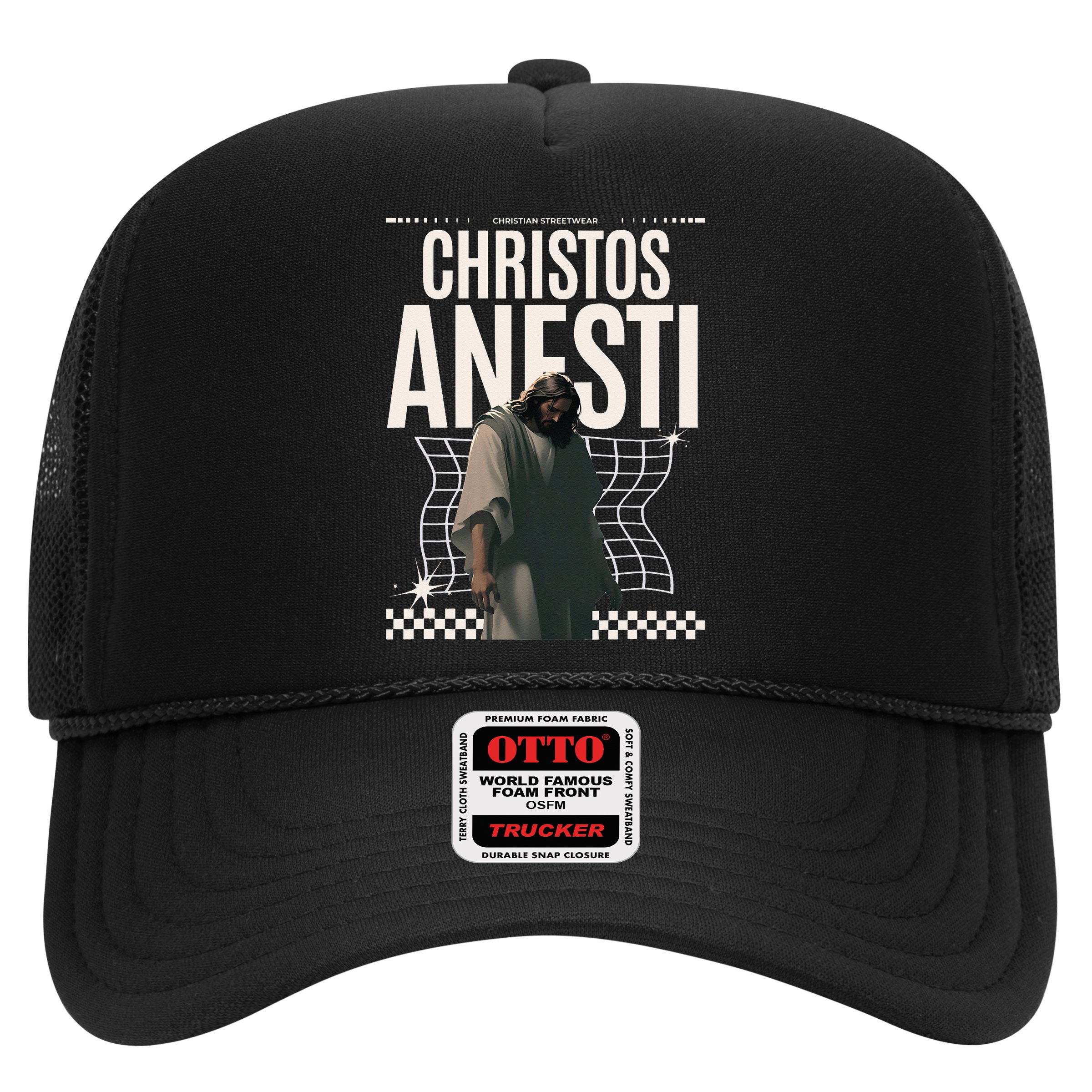 Greek Christian Streetwear Jesus Christ Is Risen Women Hat