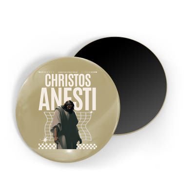 Greek Christian Streetwear Jesus Christ Is Risen Women Magnet