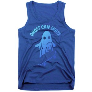 Ghost Can Skate Halloween Costume Ghoul Skateboard Skater Gift Tank Top