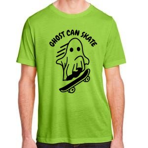 Ghost Can Skate Halloween Skateboarding Funny Gift Adult ChromaSoft Performance T-Shirt