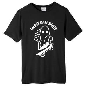 Ghost Can Skate Halloween Skateboarding Funny Gift Tall Fusion ChromaSoft Performance T-Shirt