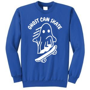 Ghost Can Skate Halloween Skateboarding Funny Gift Sweatshirt