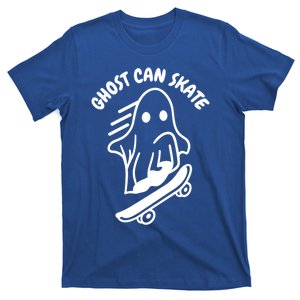 Ghost Can Skate Halloween Skateboarding Funny Gift T-Shirt