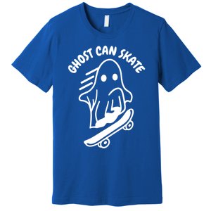 Ghost Can Skate Halloween Skateboarding Funny Gift Premium T-Shirt