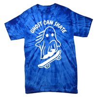 Ghost Can Skate Halloween Skateboarding Funny Gift Tie-Dye T-Shirt