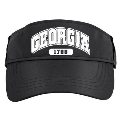 Georgia Collegiate Style 1788 Adult Drive Performance Visor