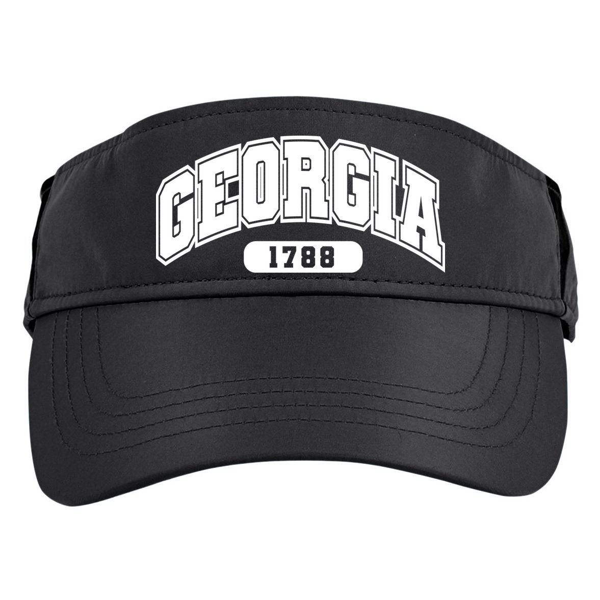 Georgia Collegiate Style 1788 Adult Drive Performance Visor