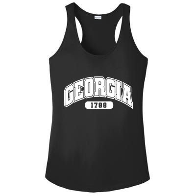 Georgia Collegiate Style 1788 Ladies PosiCharge Competitor Racerback Tank
