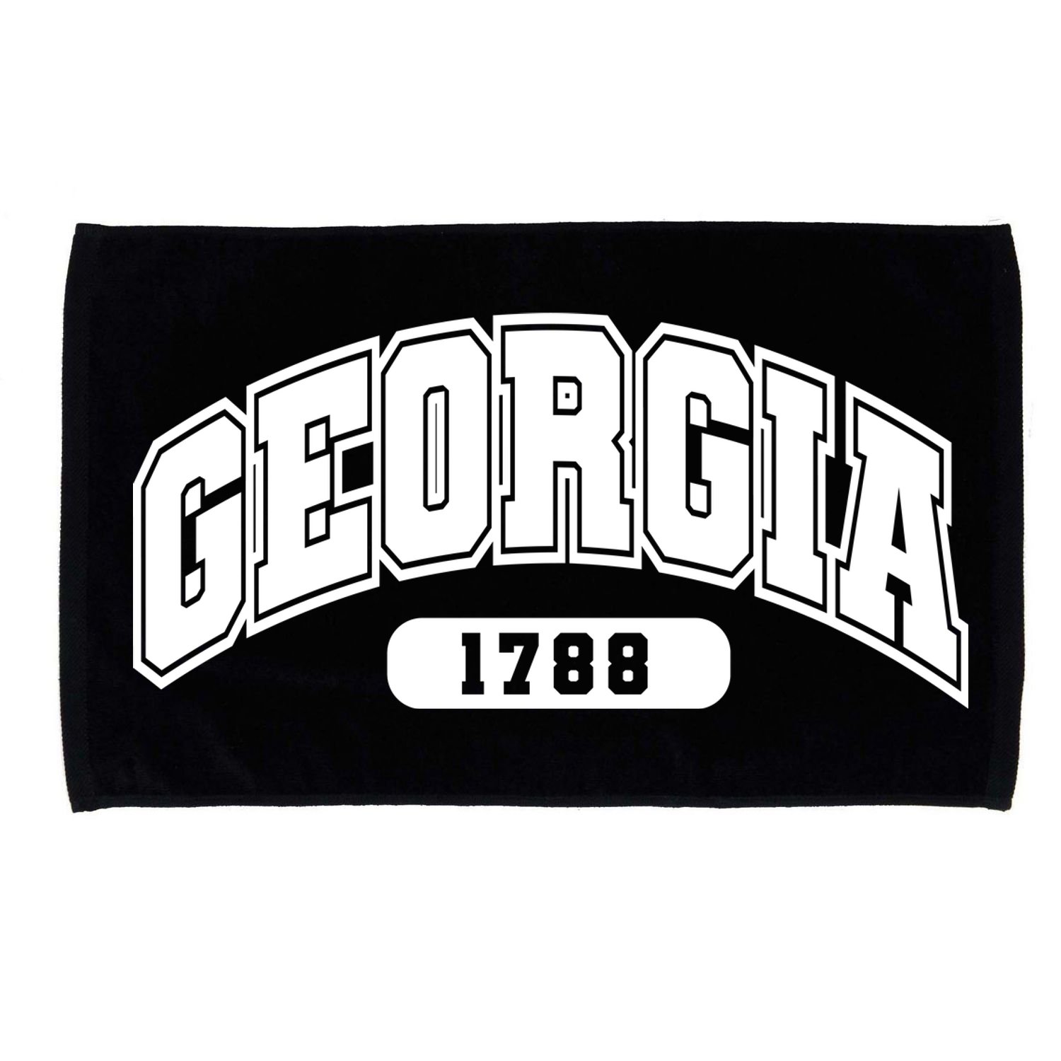 Georgia Collegiate Style 1788 Microfiber Hand Towel