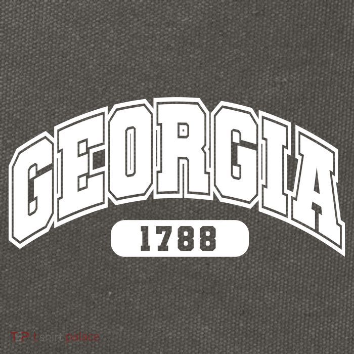 Georgia Collegiate Style 1788 Cotton Canvas Backpack