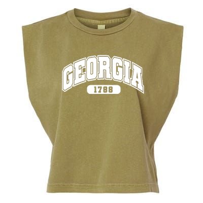 Georgia Collegiate Style 1788 Garment-Dyed Women's Muscle Tee