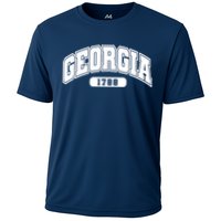 Georgia Collegiate Style 1788 Cooling Performance Crew T-Shirt