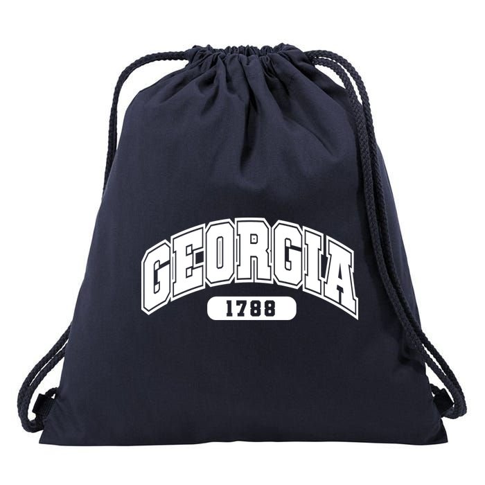 Georgia Collegiate Style 1788 Drawstring Bag