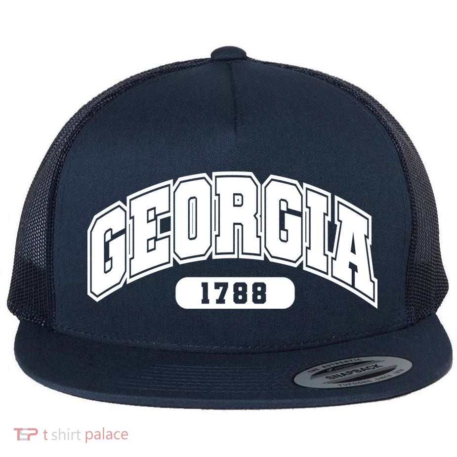 Georgia Collegiate Style 1788 Flatbill Hat