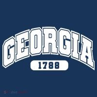 Georgia Collegiate Style 1788 Flatbill Hat