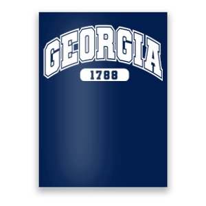 Georgia Collegiate Style 1788 Poster