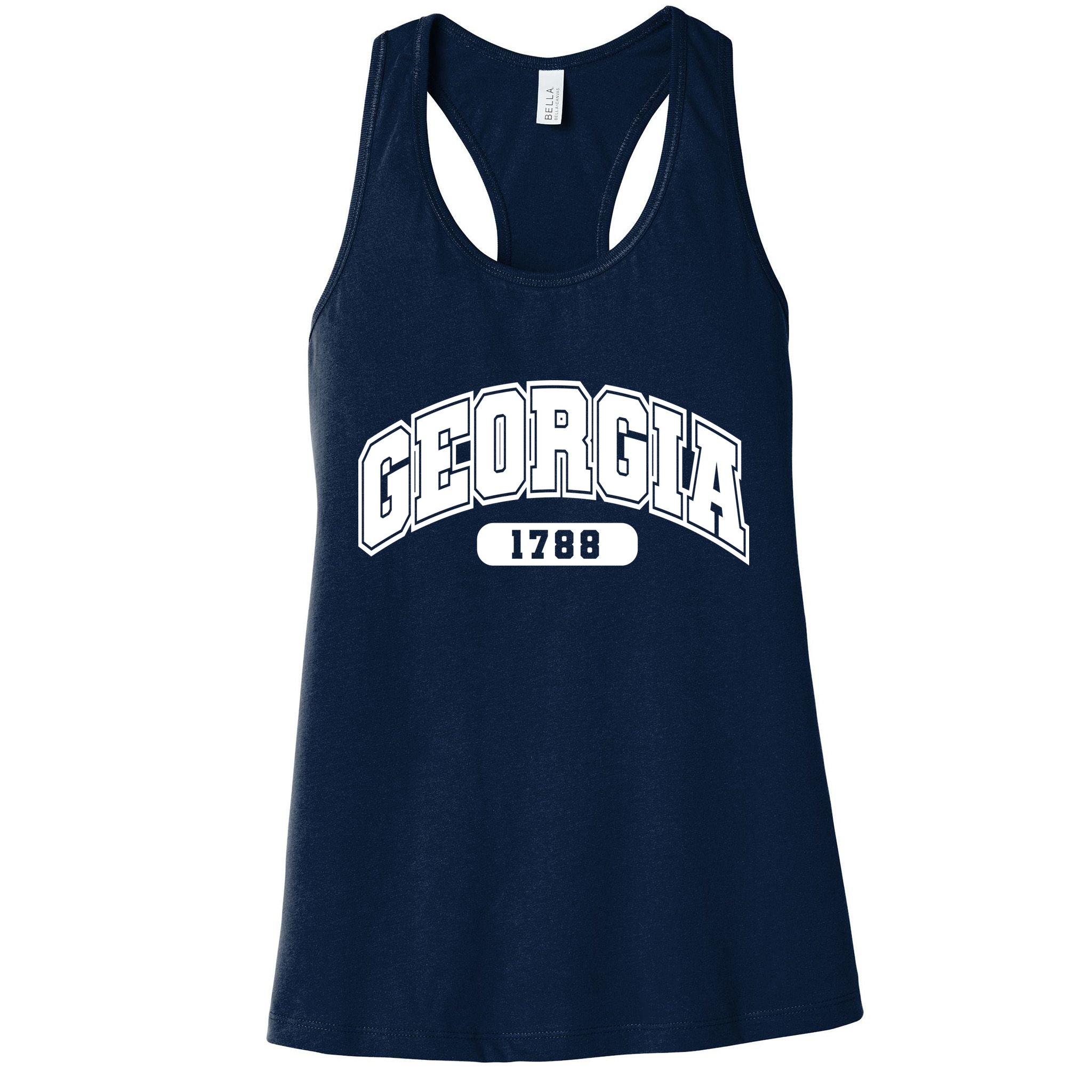 Georgia Collegiate Style 1788 Womens Tank Top