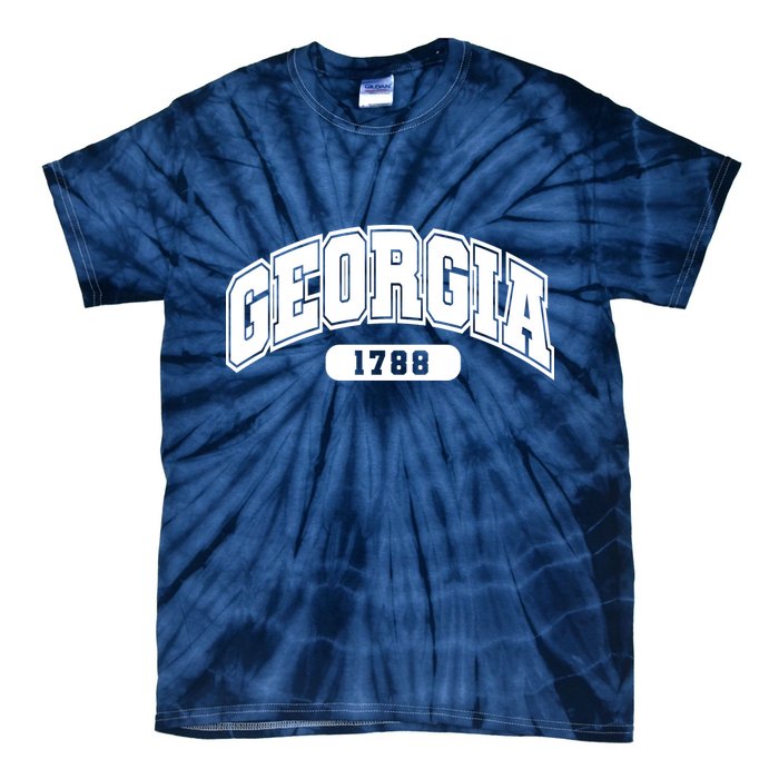 Georgia Collegiate Style 1788 Tie-Dye T-Shirt