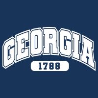 Georgia Collegiate Style 1788 Tie-Dye T-Shirt
