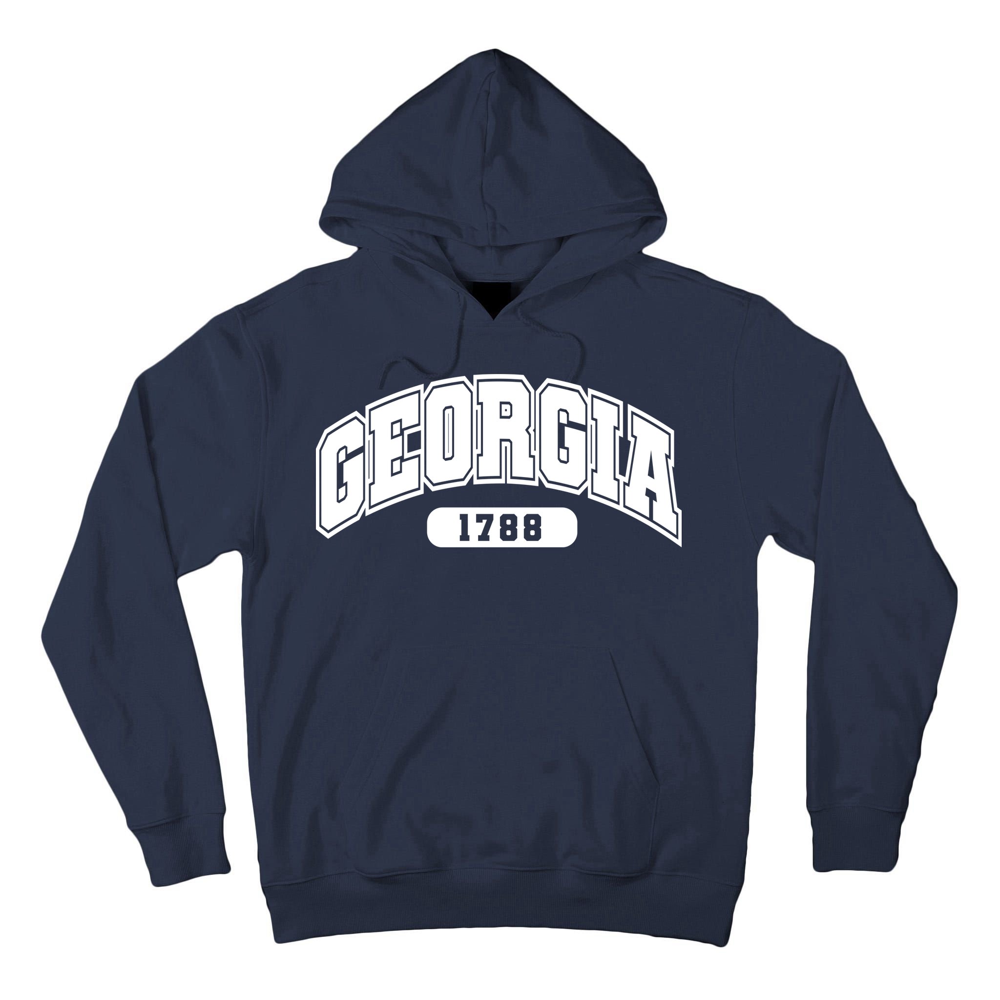 Georgia Collegiate Style 1788 Tall Hoodie