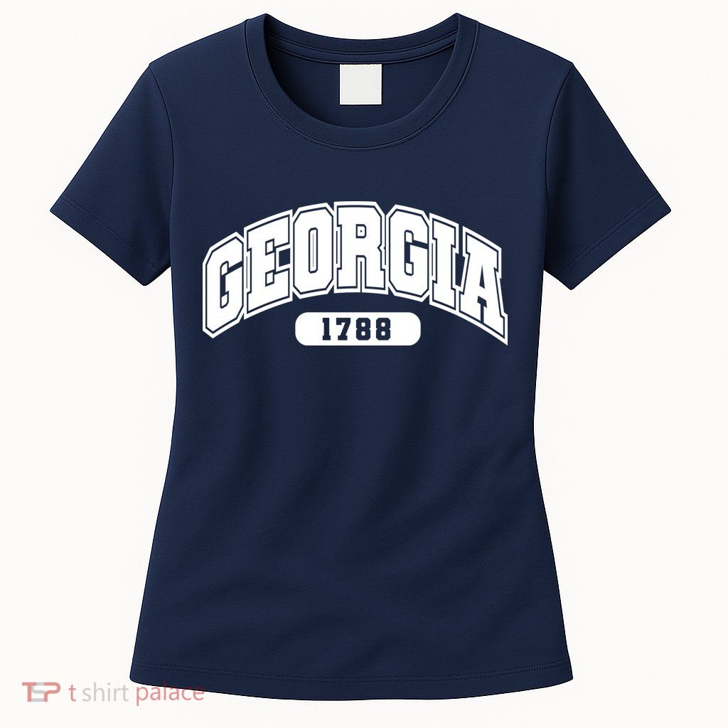 Georgia Collegiate Style 1788 Womens T-Shirt