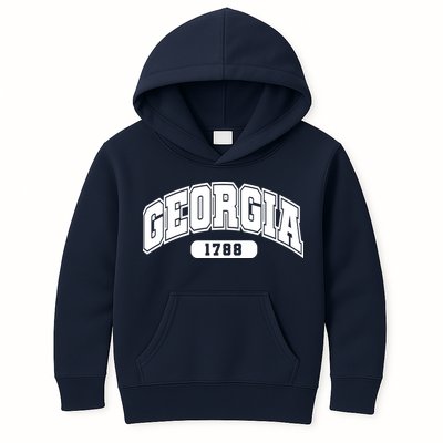 Georgia Collegiate Style 1788 Kids Hoodie