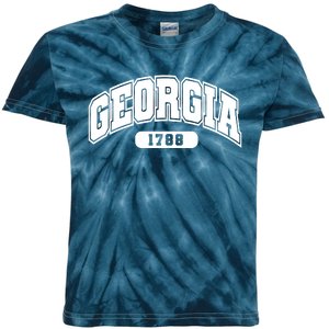 Georgia Collegiate Style 1788 Kids Tie-Dye T-Shirt