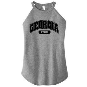 Georgia Collegiate Style 1788 Women's Perfect Tri Rocker Tank