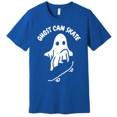 Ghost Can Skate Halloween Costume Ghoul Skateboard Skater Gift Premium T-Shirt